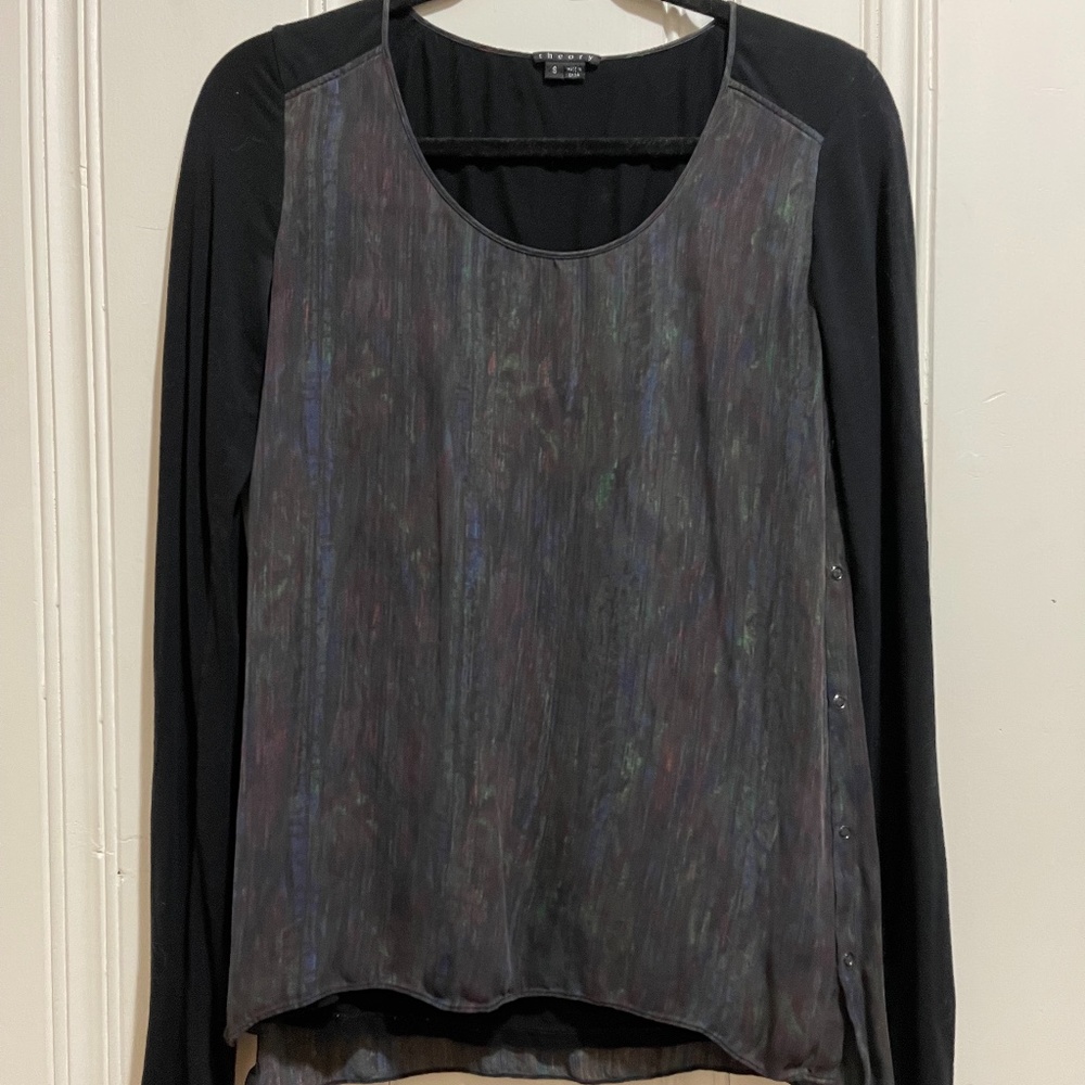 Theory button blouse